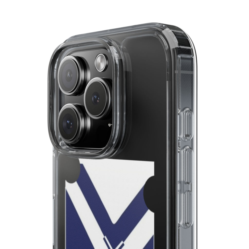 xT7 Saltire Clear Phone Case - Blue White Scottish Flag iPhone Cover