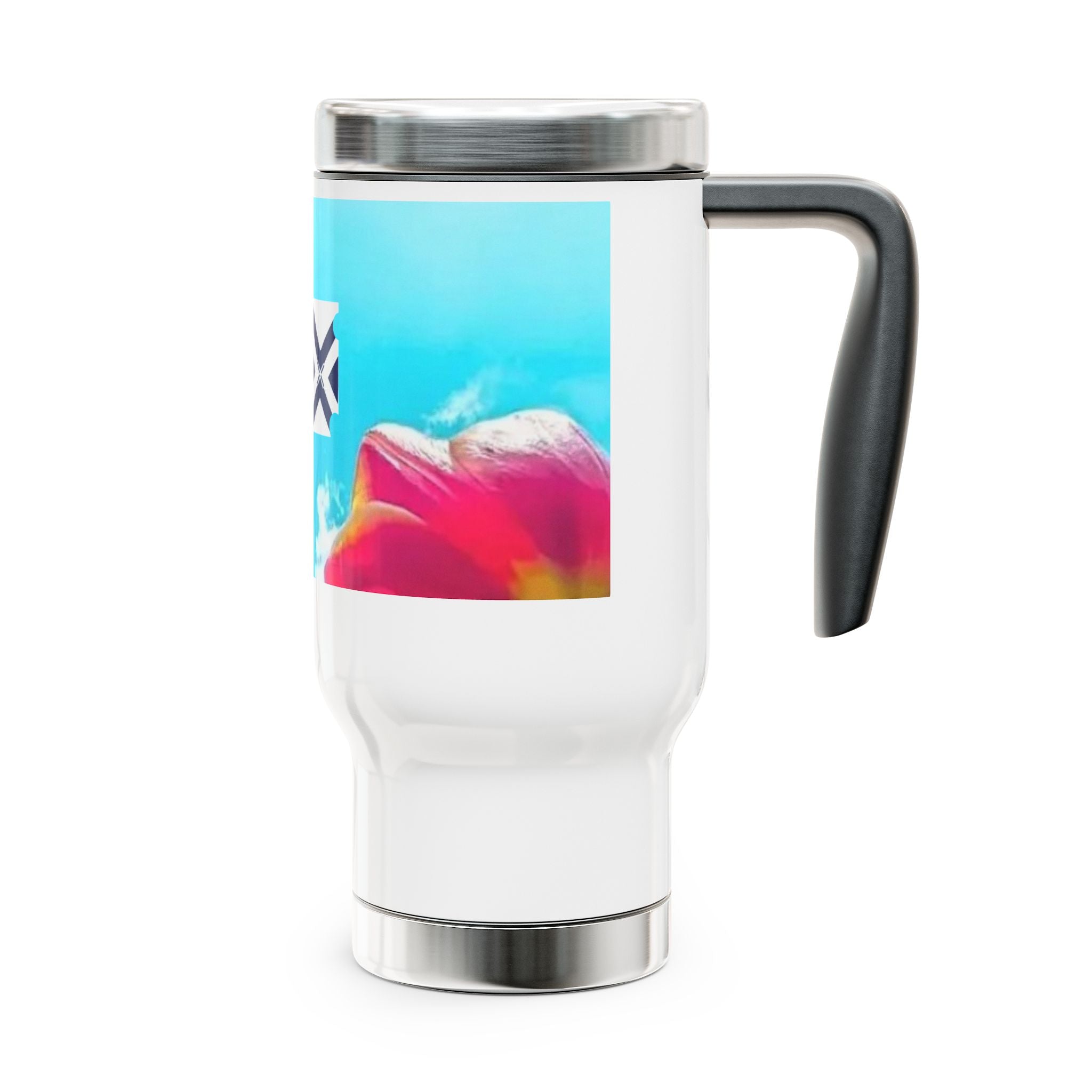 Xt Stainless Steel Travel Mug with Handle — 14oz Insulated Travel Cup