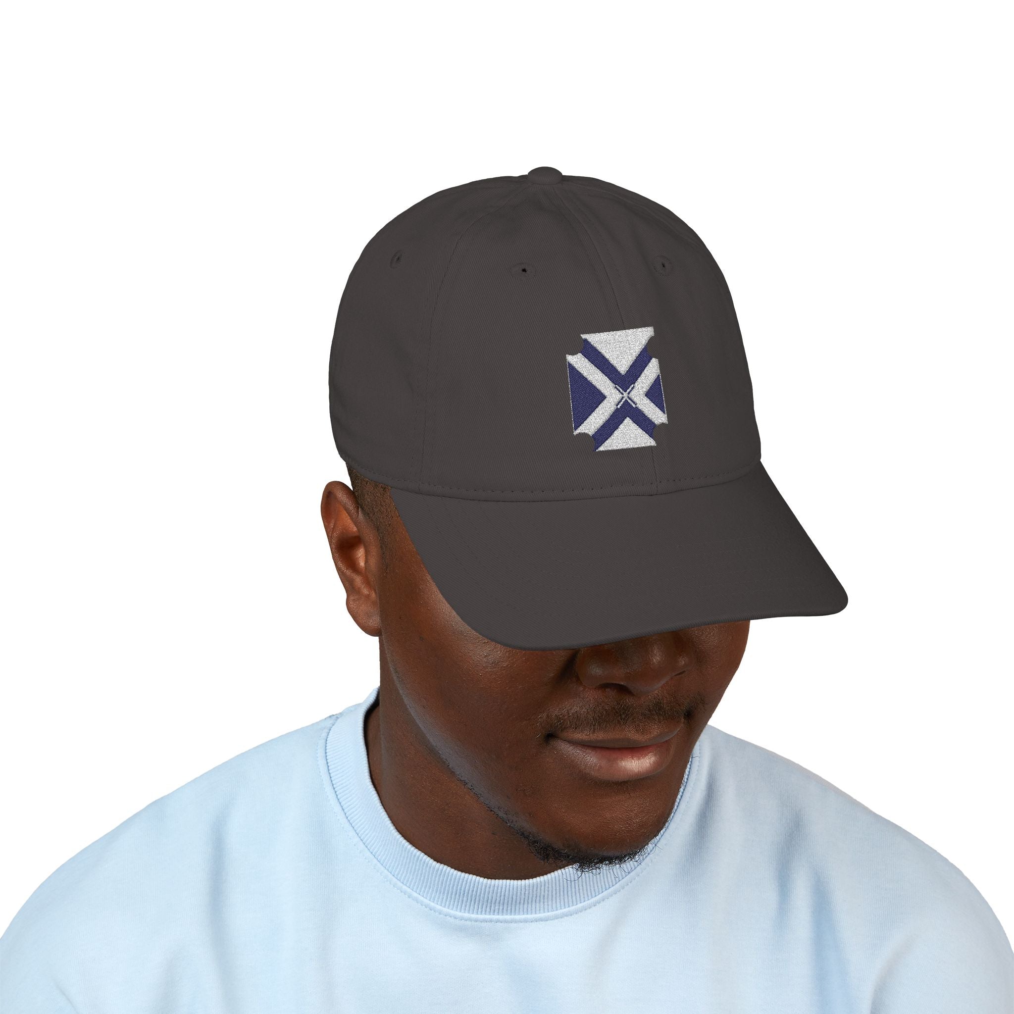 Organic Embroidered Baseball Cap — Distressed xponetworld Patch