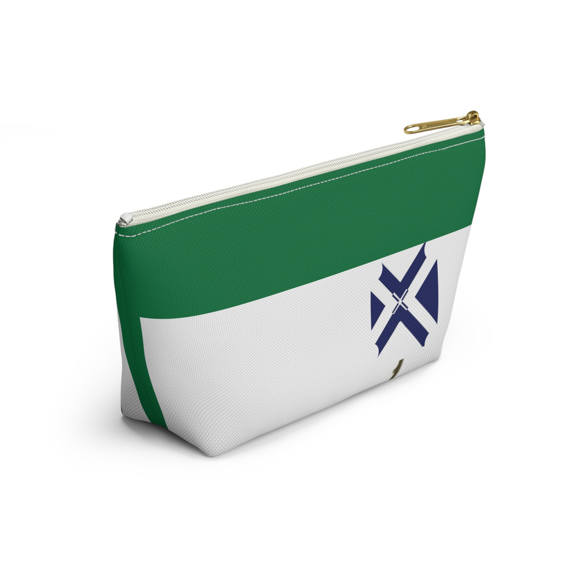 Rose Branch Accessory Pouch — XT7 Floral T‑Bottom Cosmetic Bag