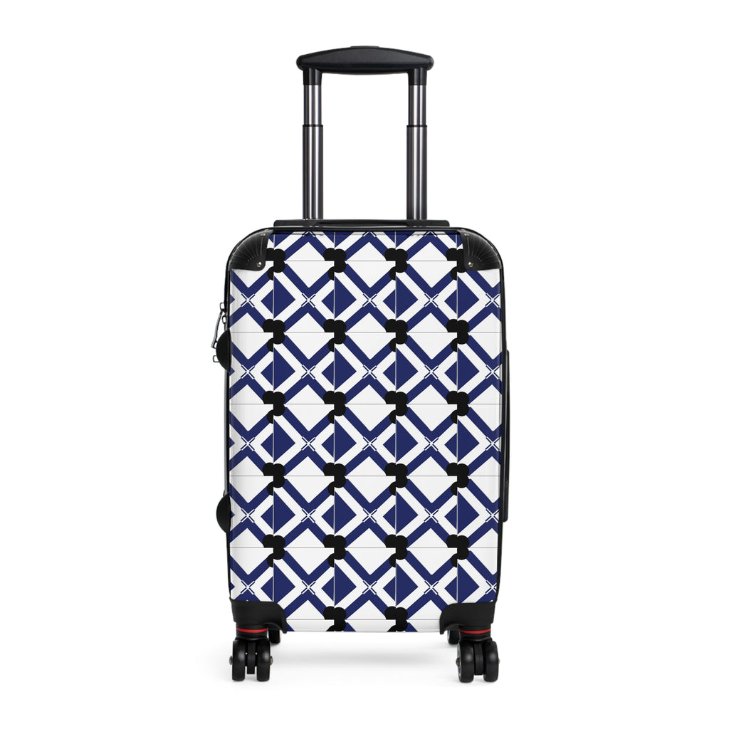 Suitcase Luggage Tag — 'Xt' Monogram Travel ID