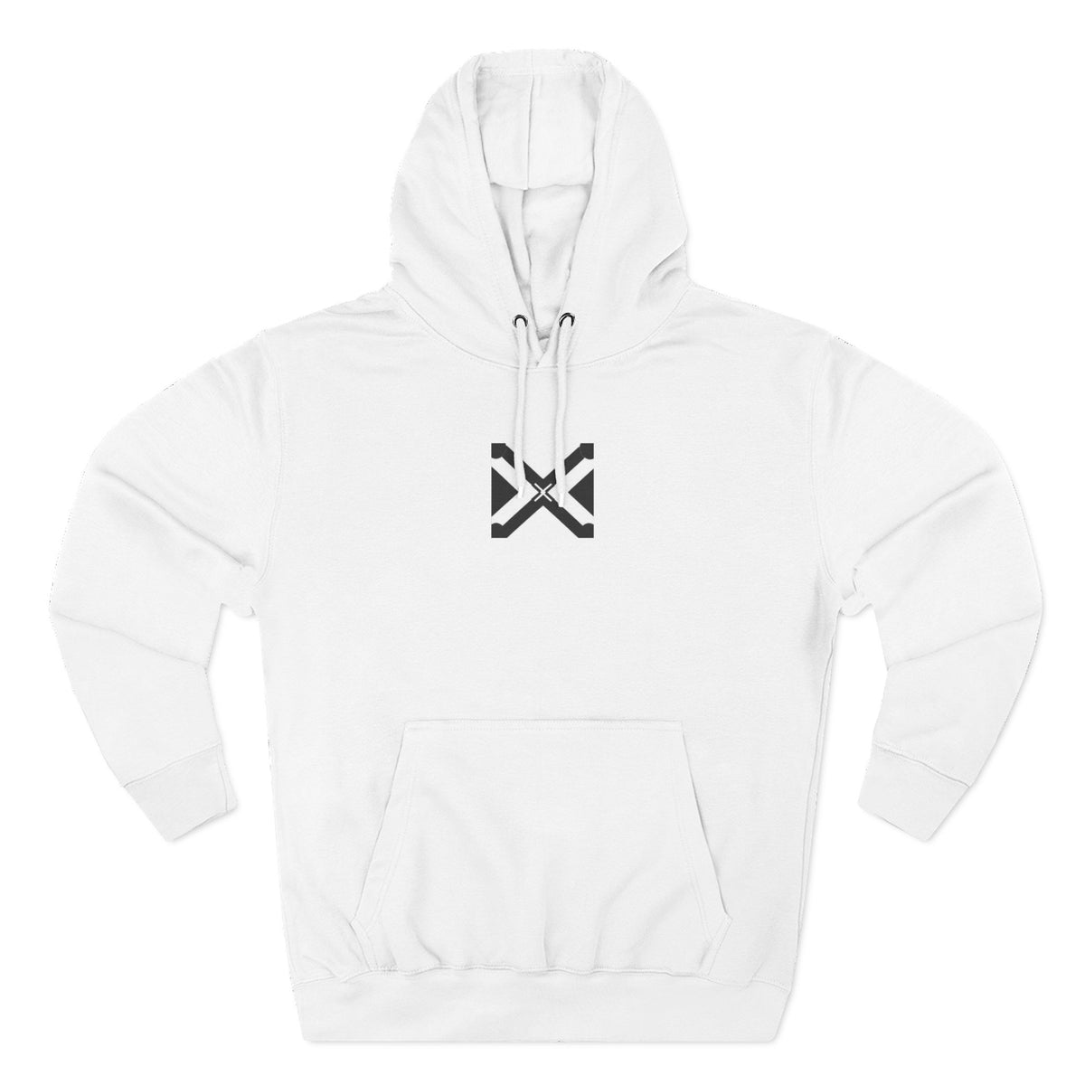 Three-Panel Fleece Hoodie