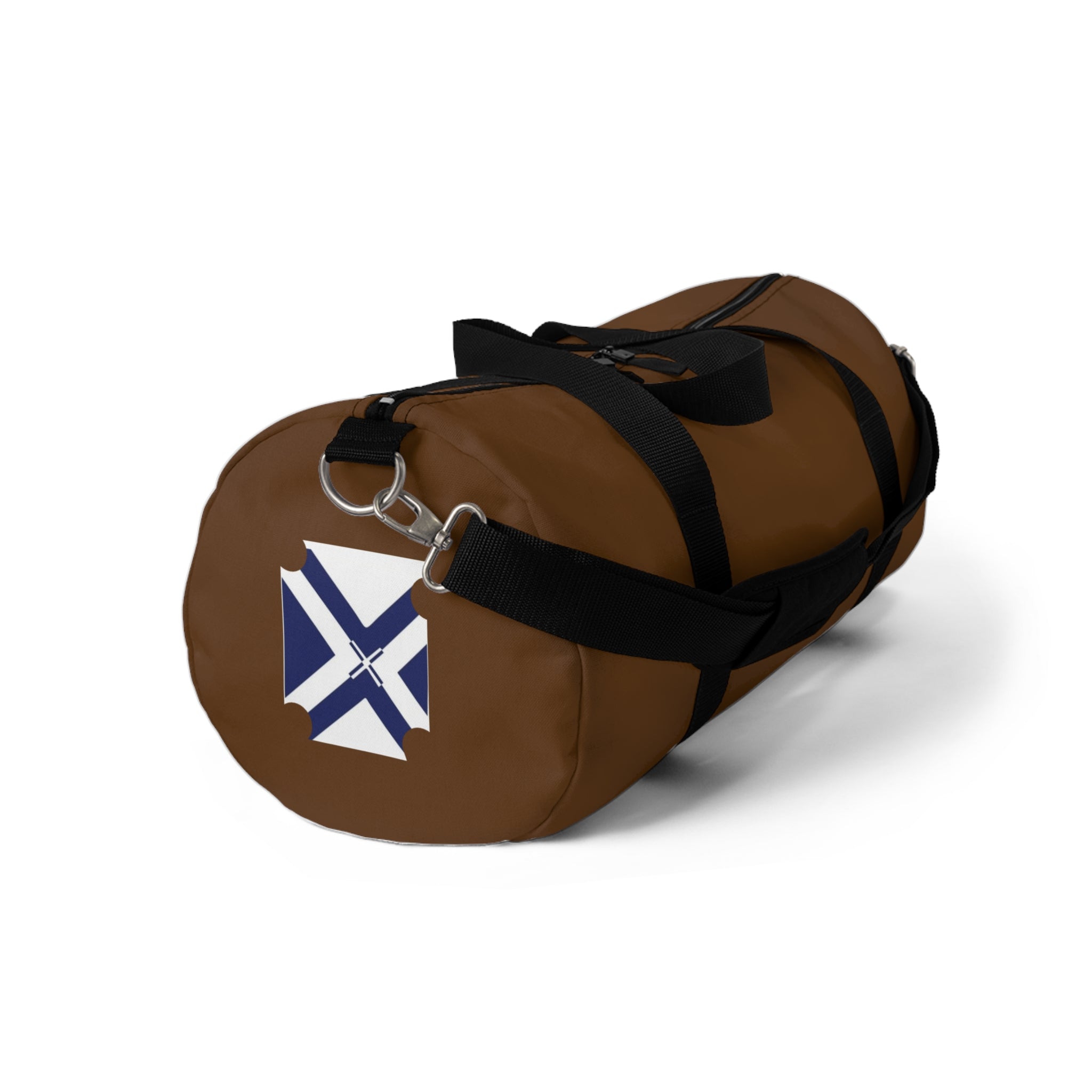 XT9 Classic Brown Leather-Style Duffel Bag — Travel Gym Weekender