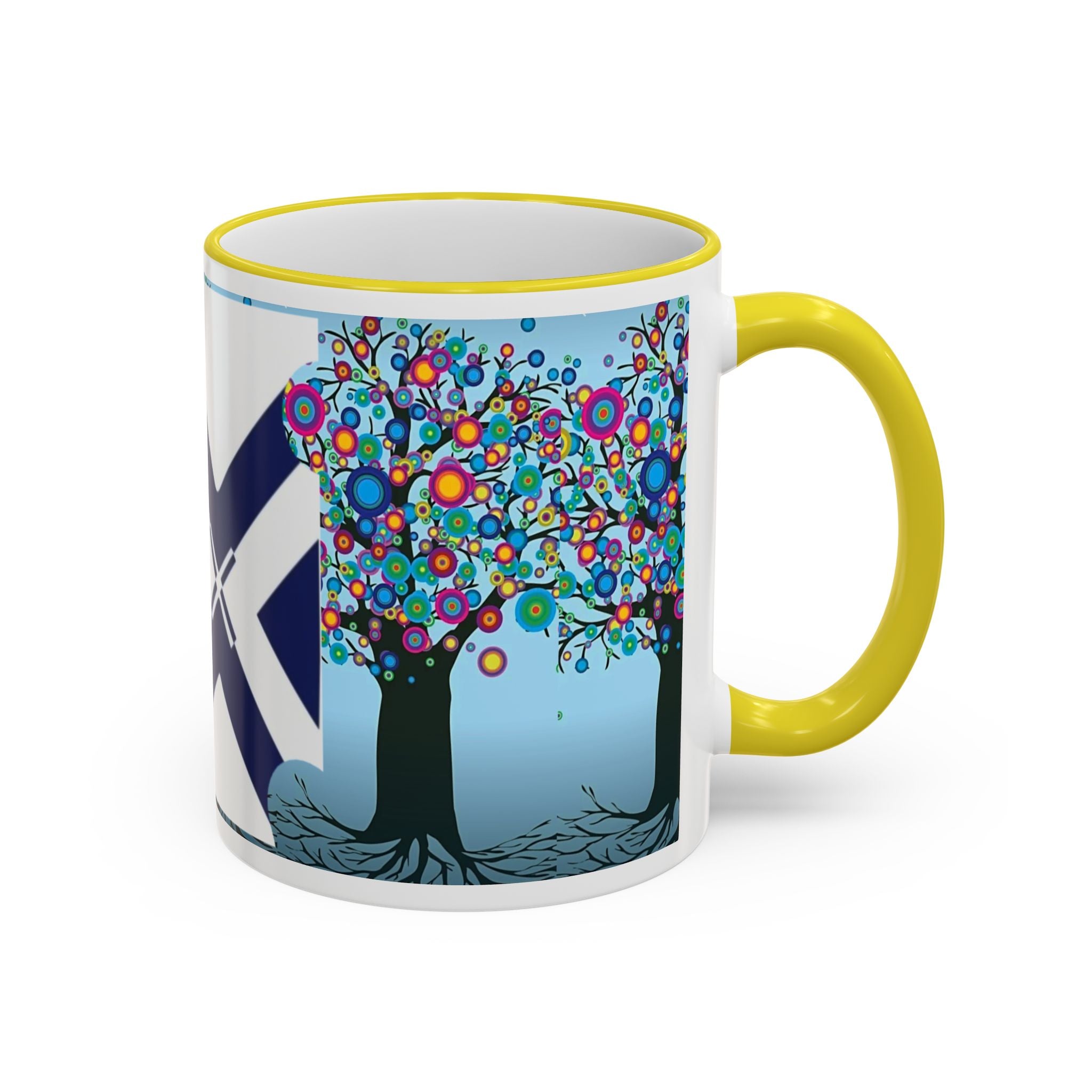 Xponet Mug with Colorful Tree of Life Design (11oz, 15oz)