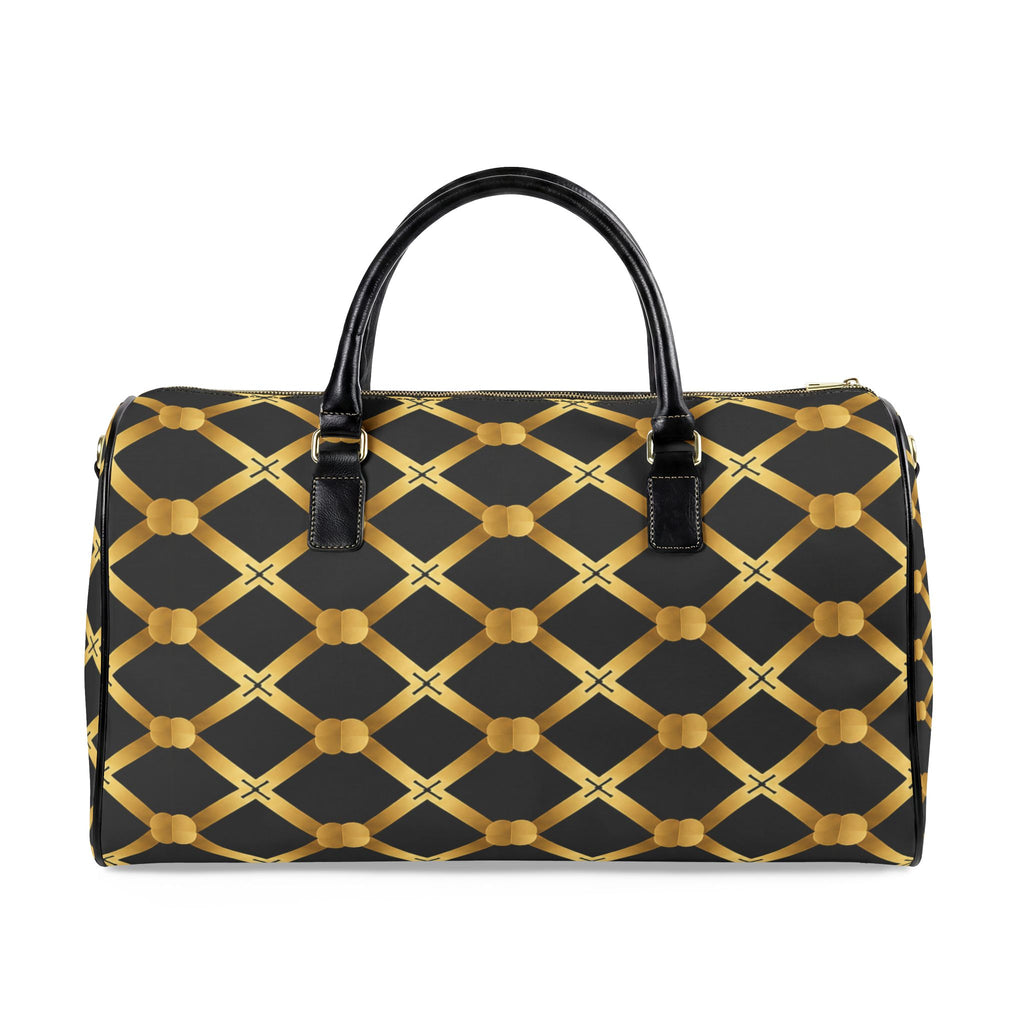Faux Leather Travel Bag