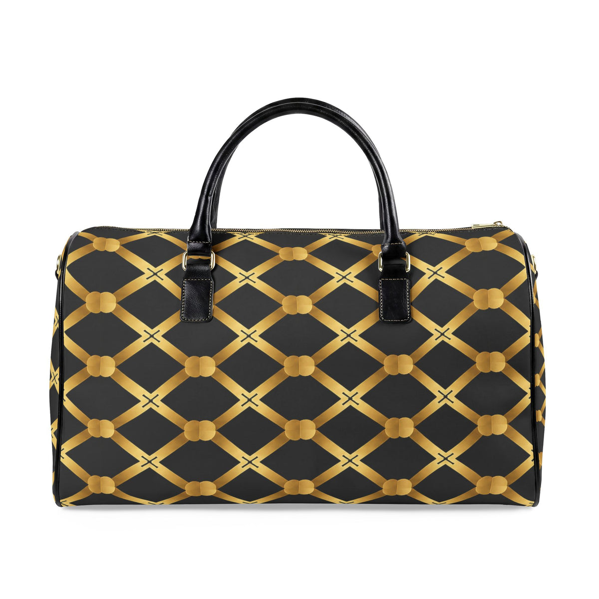Faux Leather Travel Bag