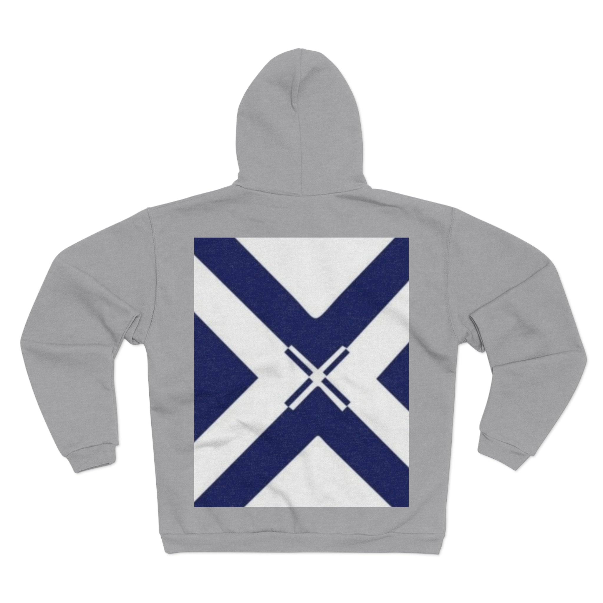 Stylish Unisex Hooded Zip Sweatshirt with Scottish Flag Design, Casual Wear, Perfect for Scotland Lovers, Holiday Gift, Cozy Layer