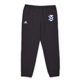 XT7 ft Adidas Fleece Joggers with Minimal Crest - Gray Comfortable Athletic Sweatpants