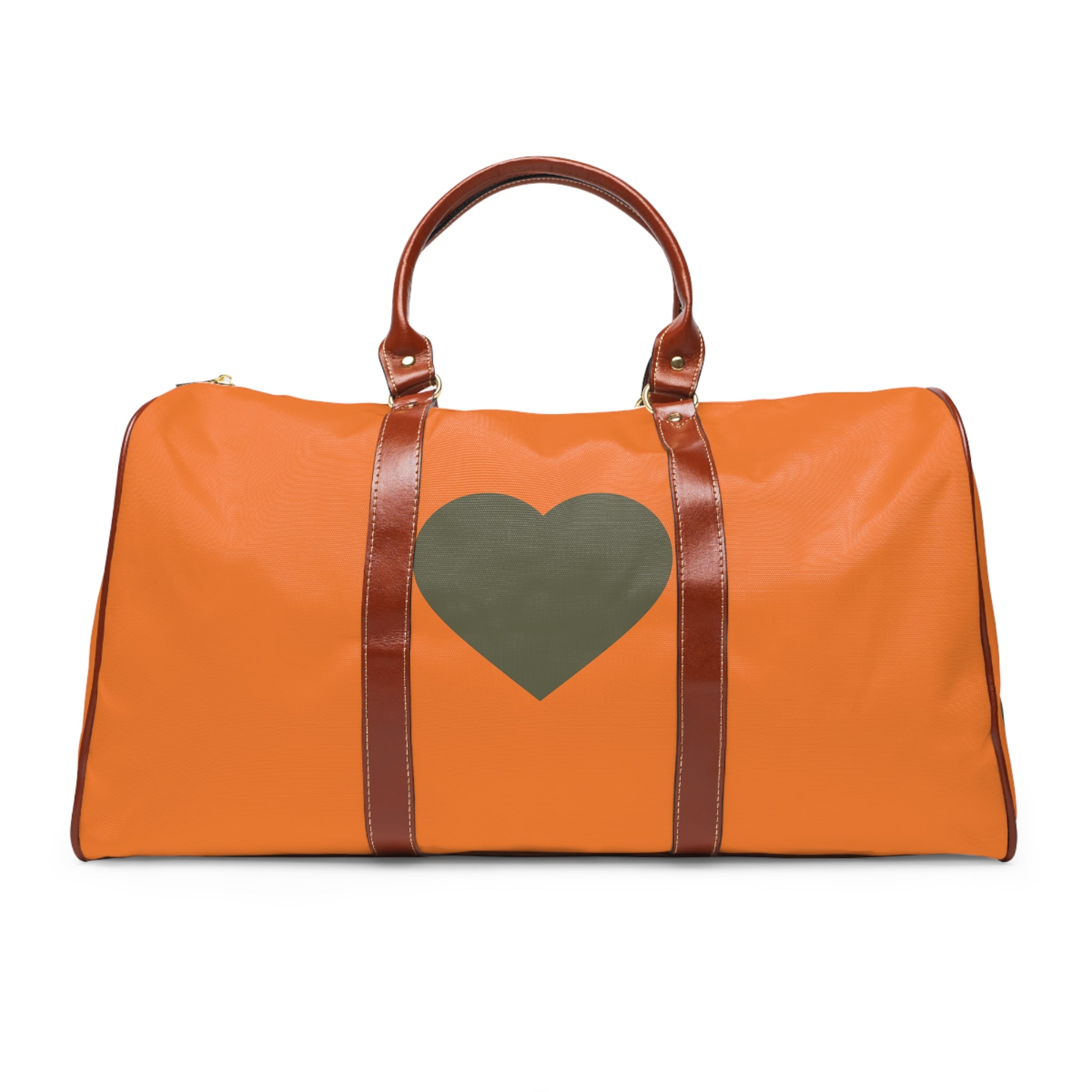 XT9 Waterproof Travel Bag — Stylish Heart Print Duffle for Weekend Trips & Beach Getaways