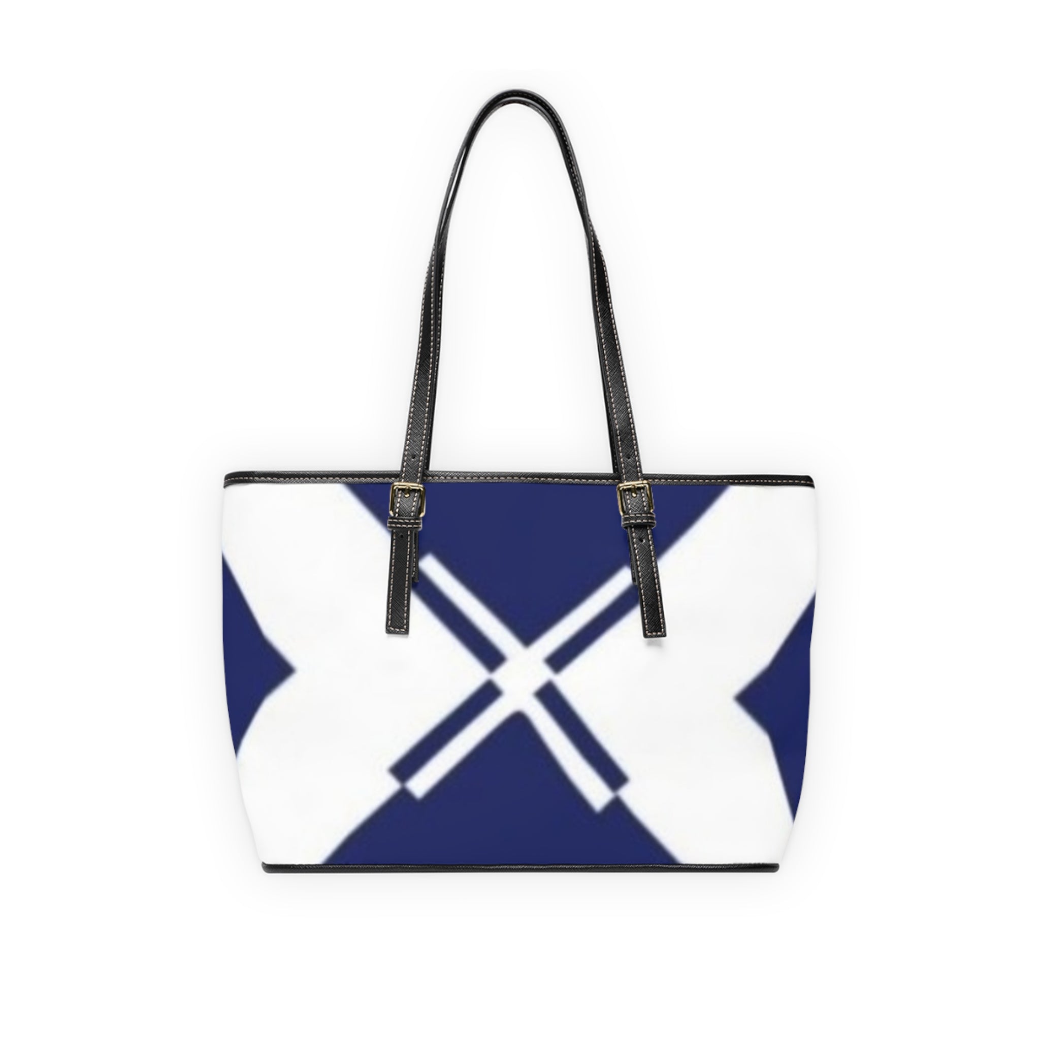 Nautical Crossed Oars PU Leather Shoulder Bag