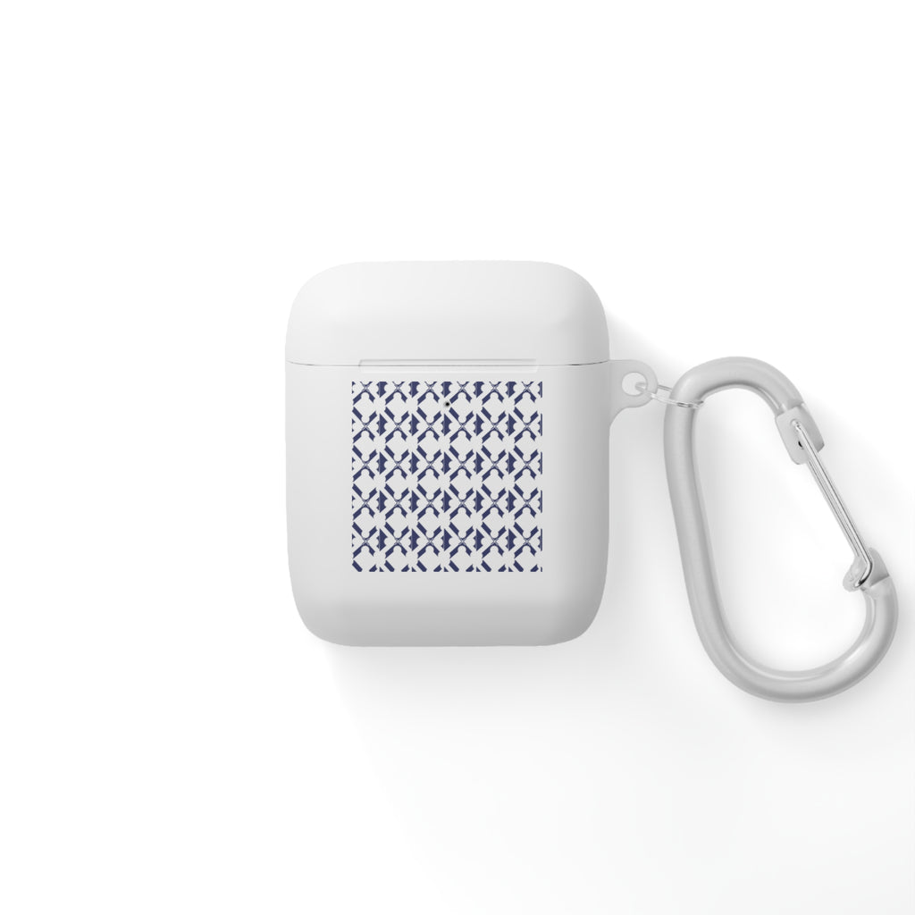 XT9 Blue Tile Pattern AirPods Case