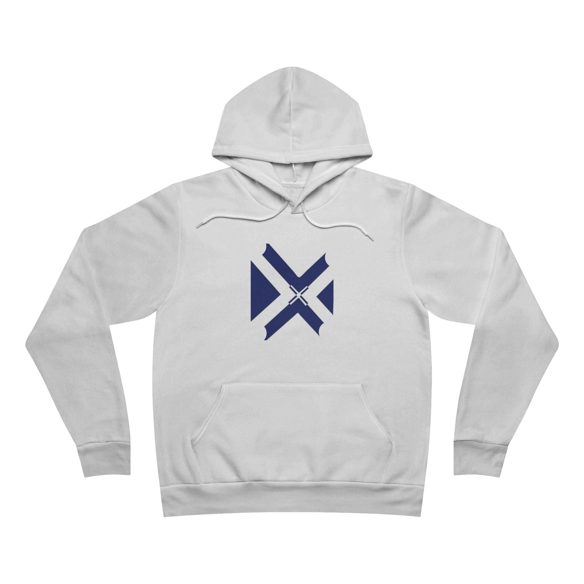 Hoodie - Navy Scottish Saltire with Sword Graphic
