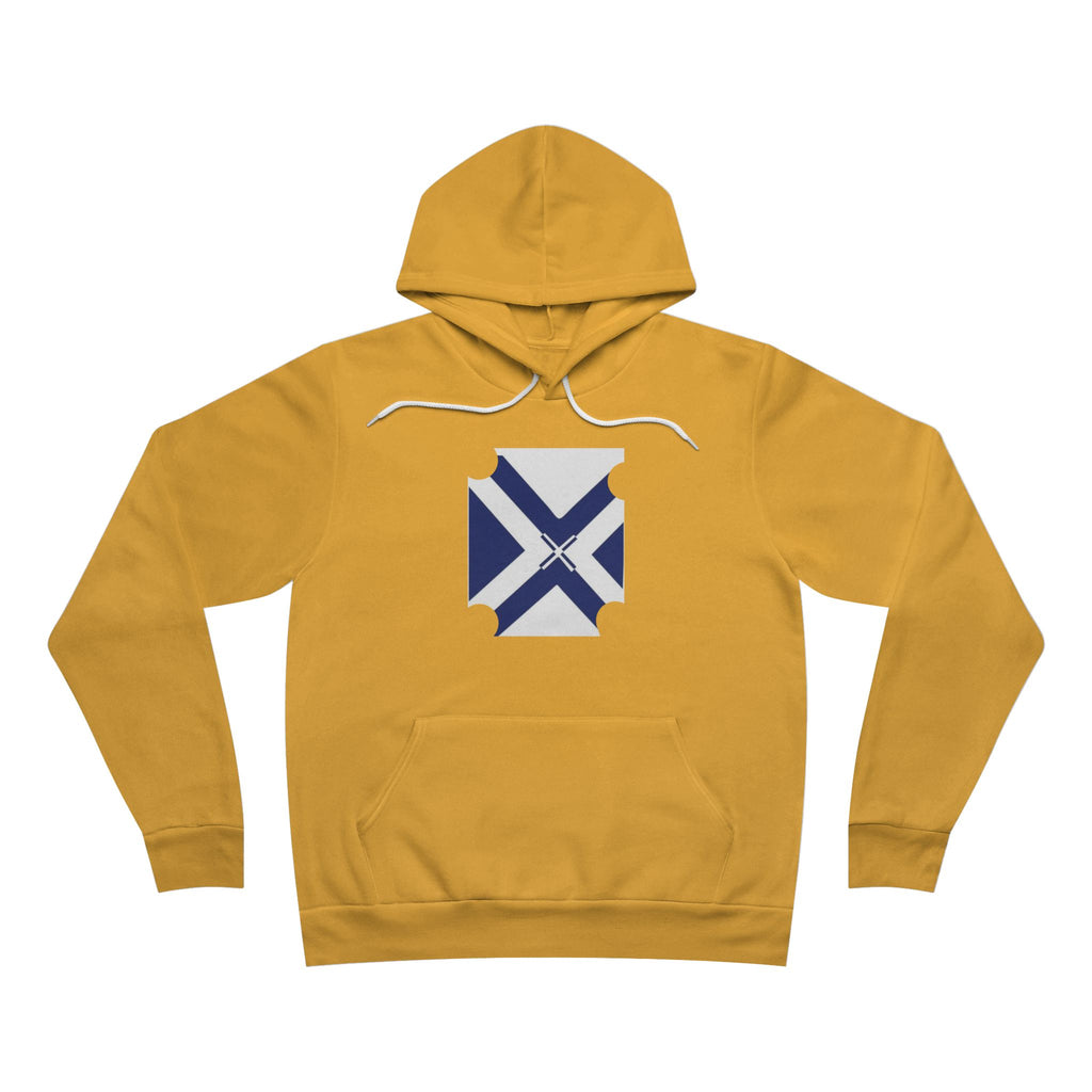Hoodie - Navy Scottish Saltire with Sword Graphic