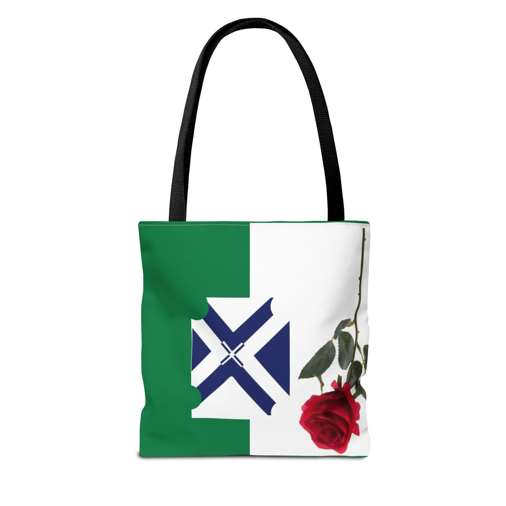XT Rose Tote Bag — All-Over Print Floral Rose Design