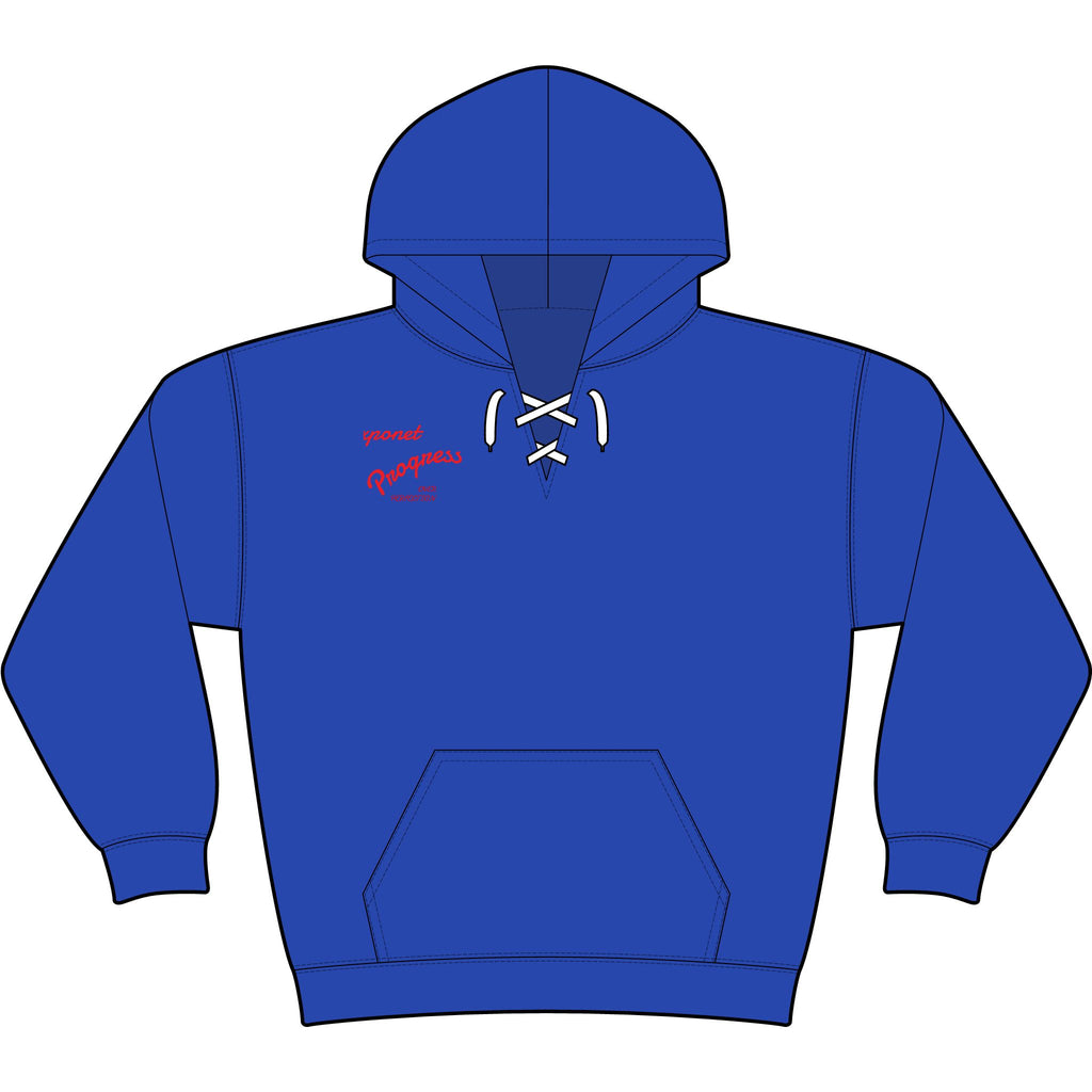 Lace Up Pullover Hooded Sweatshirt