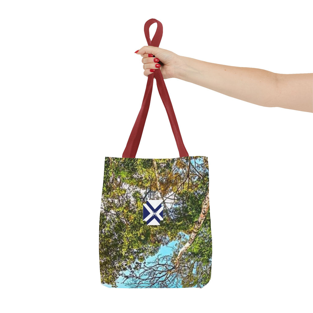 Canopy View Tote Bag — Botanical Sky All-Over Print