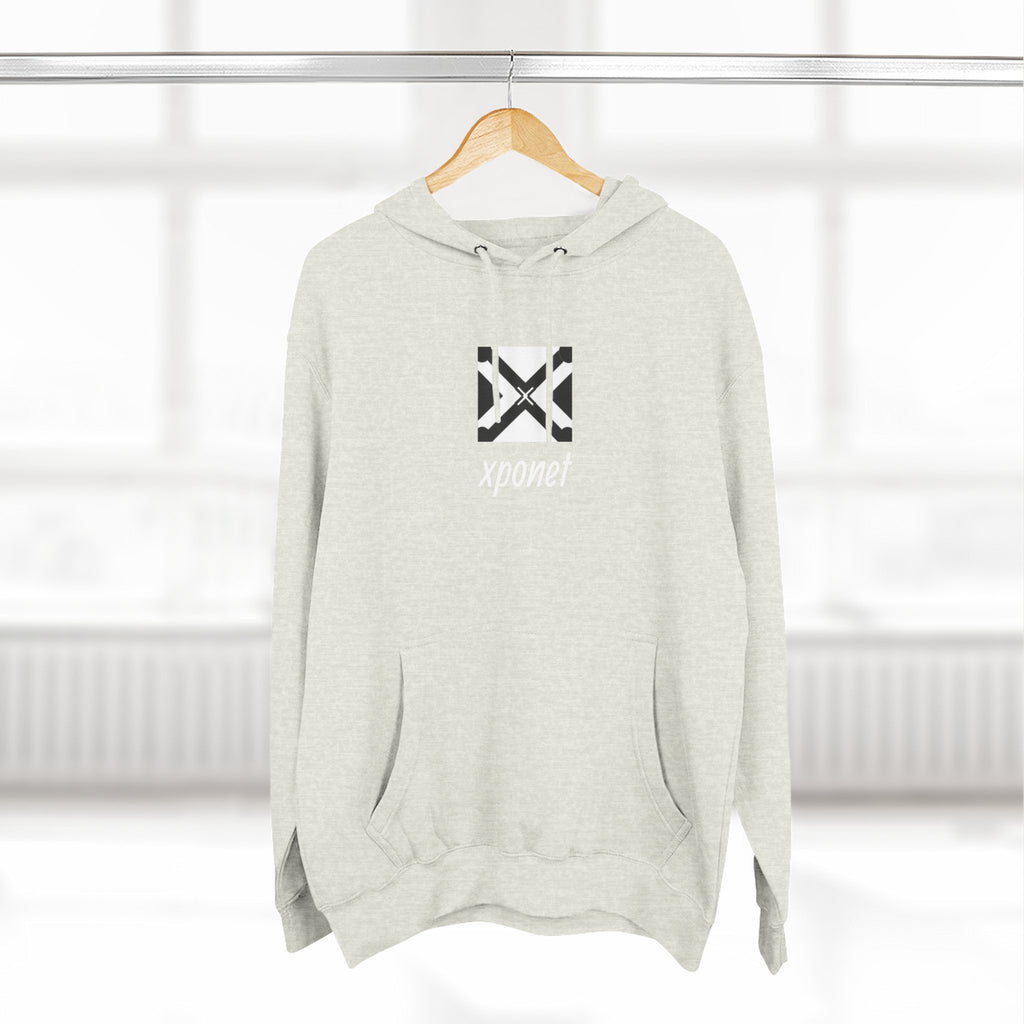 Three-Panel Fleece Hoodie