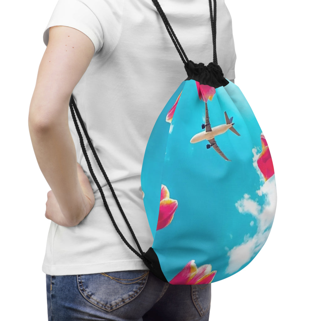XT Drawstring Bag — Minimal Monogram Gym & Travel Sack