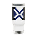 Scottish Saltire Travel Mug – 14oz Stainless Steel Insulated Coffee Tumbler with Handle