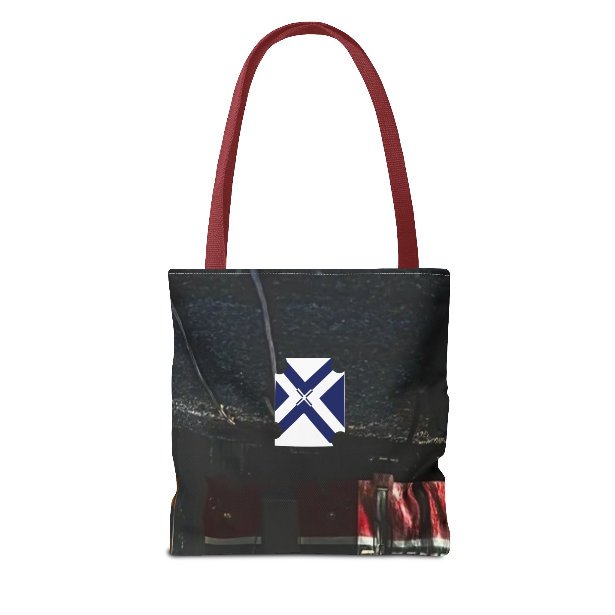 Scenic Night Drive Tote Bag — Forest Road Photography Print