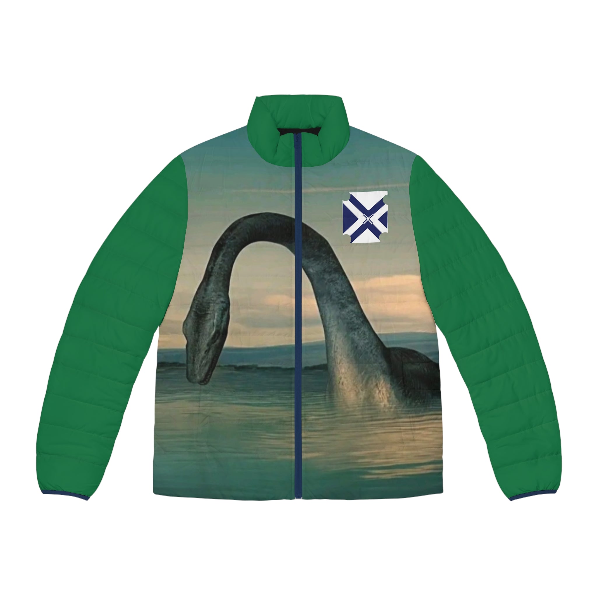 XT Men's Puffer Jacket — All-Over Print Insulated Coat