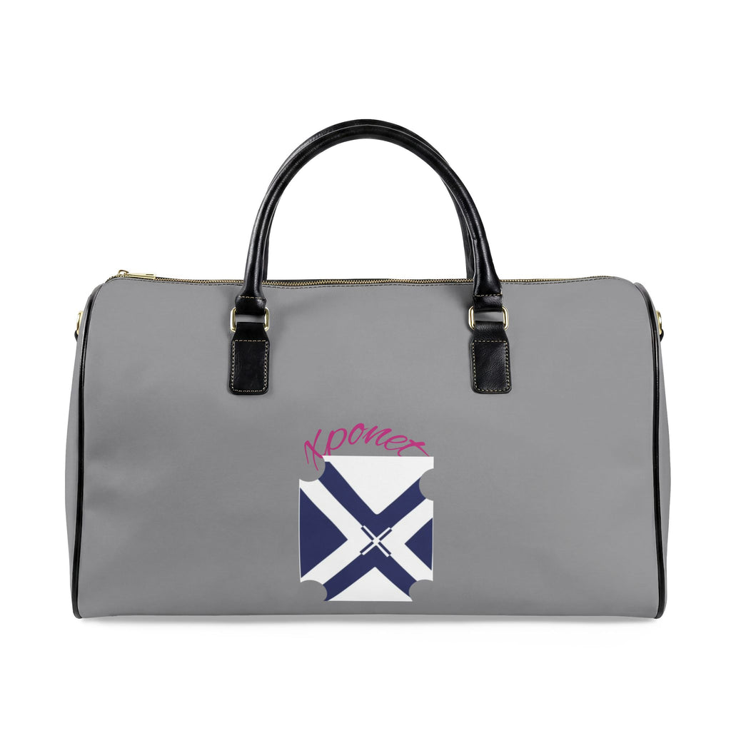 Faux Leather Travel Bag
