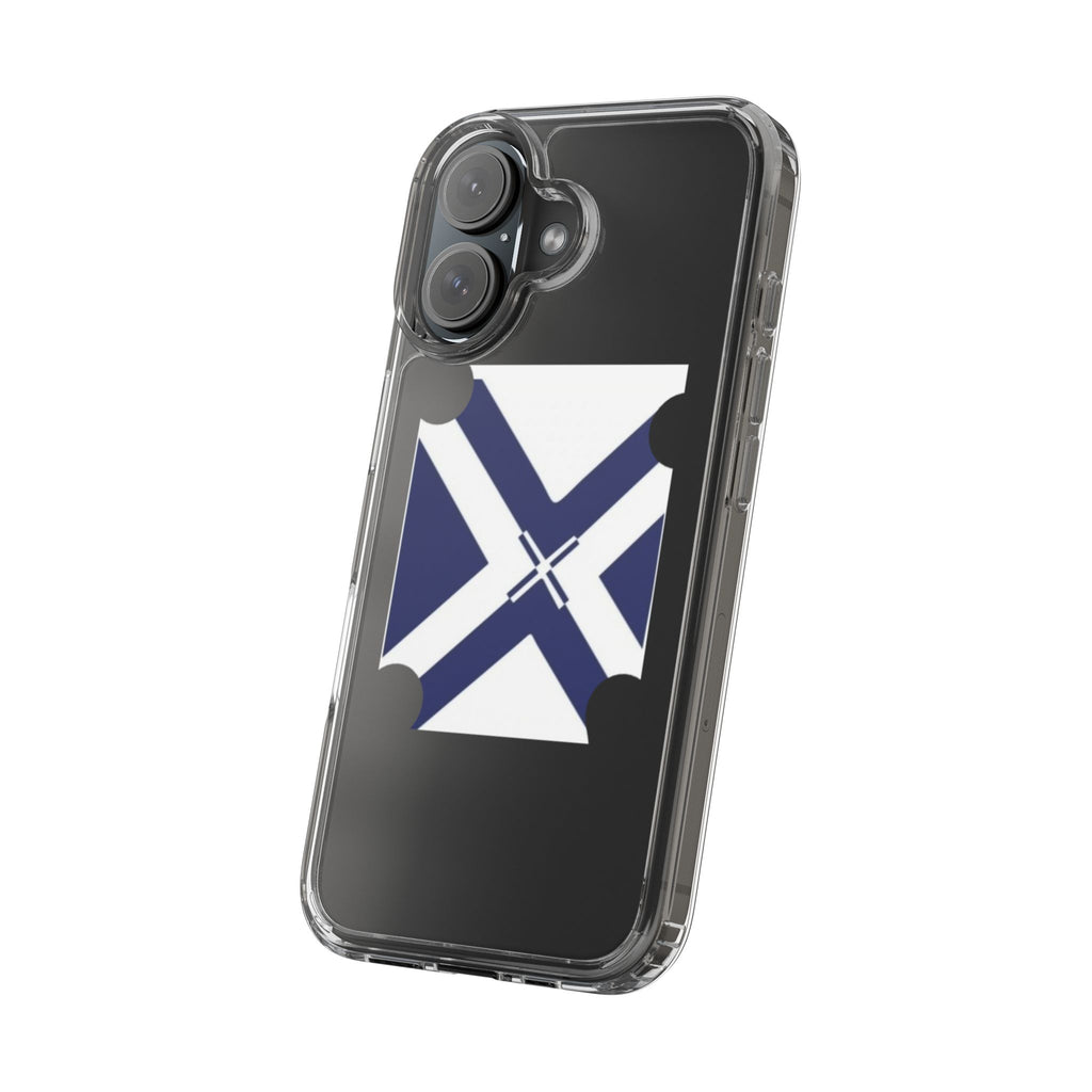 xT7 Saltire Clear Phone Case - Blue White Scottish Flag iPhone Cover