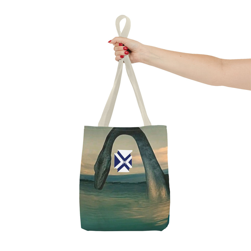Nessie Loch Ness Tote Bag — Mythic Sea Monster All-Over Print Tote