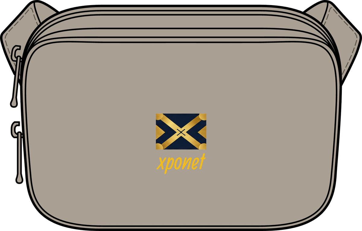 Matte Dual-Compartment Crossbody