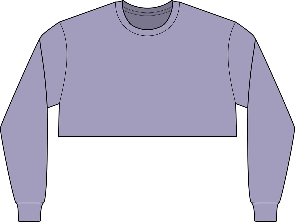Women's FWD Fashion Crop Long Sleeve Tee