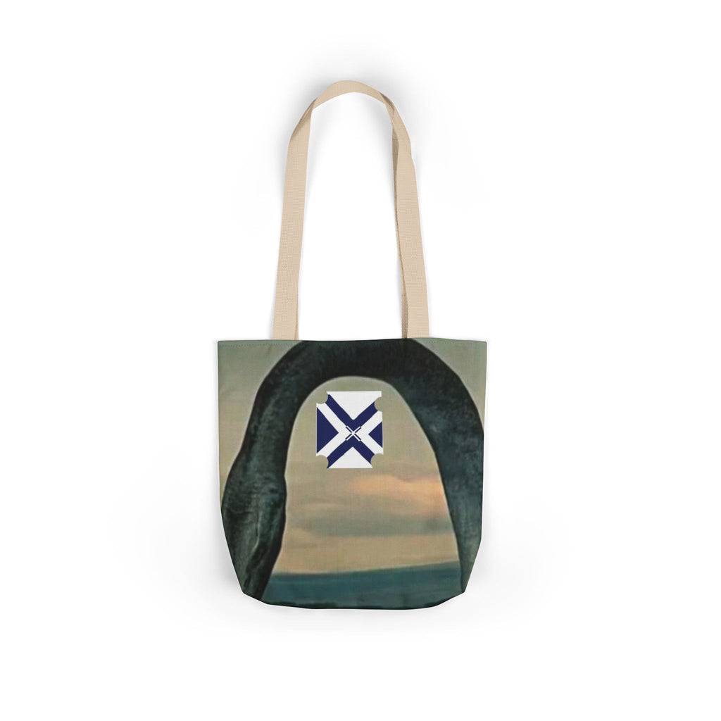 Sea Monster Canvas Tote Bag — XT Sea Monster Graphic