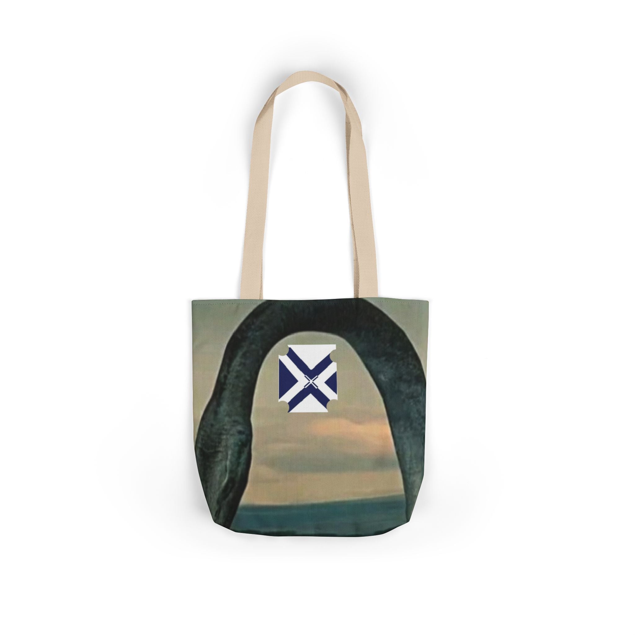 Sea Monster Canvas Tote Bag — XT Sea Monster Graphic