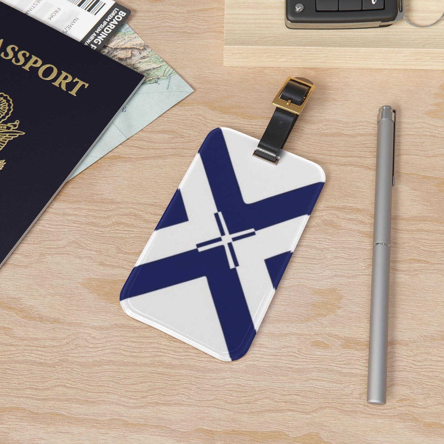 Stylish Travel Luggage Tag - Personalized Baggage Identifier, Custom Travel Accessory, Gift for Travelers, Aviation Enthusiast, Unique [...]
