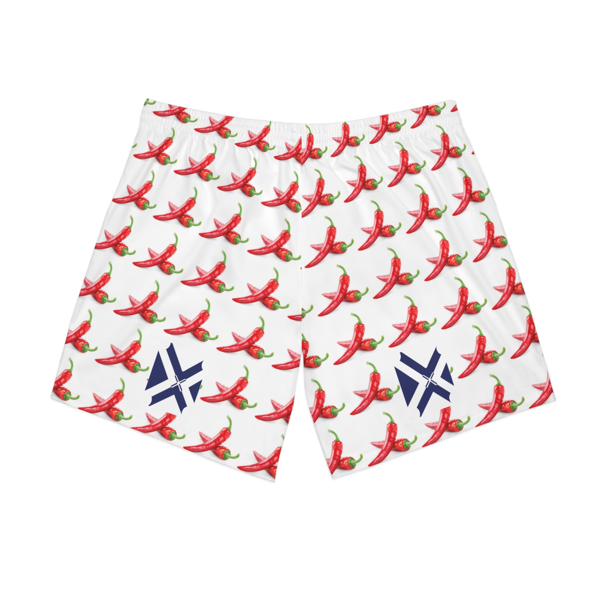 Chili Pepper Print Men's Beach Shorts