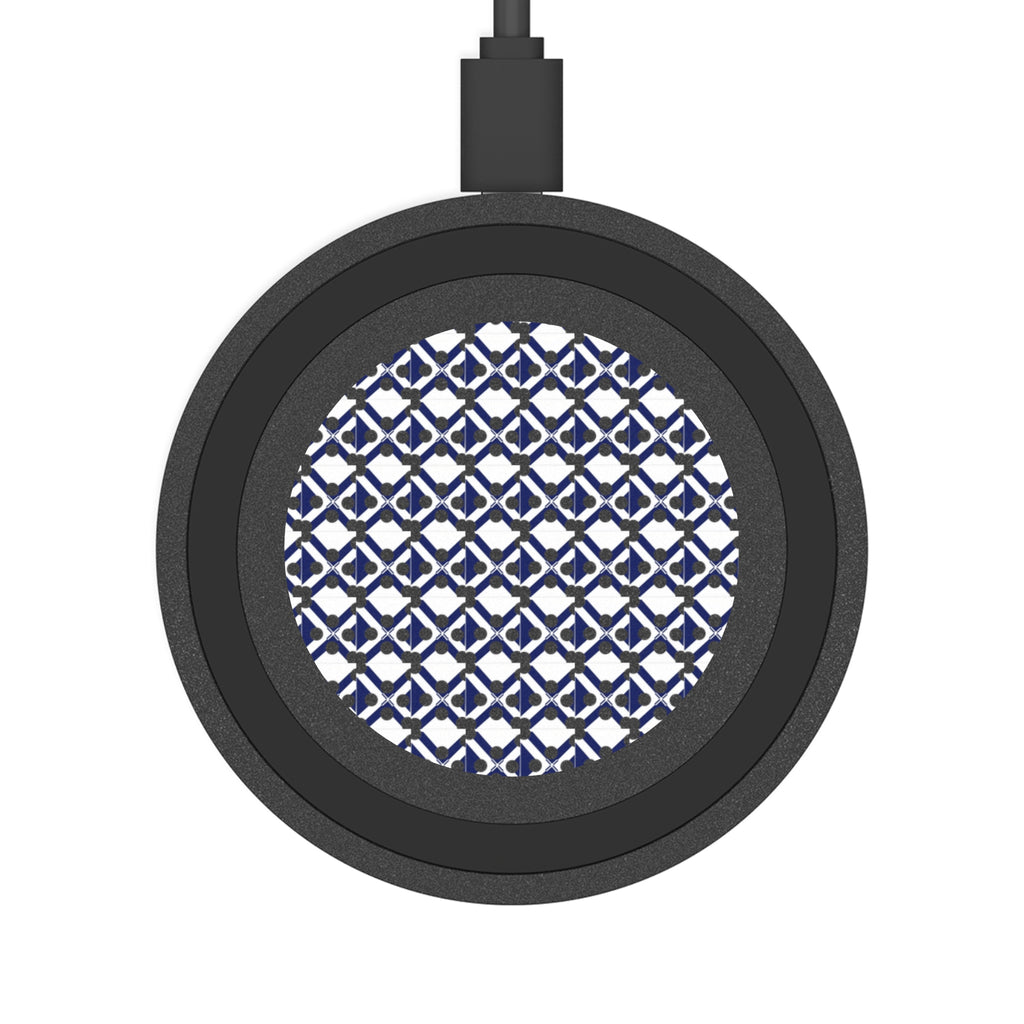XT7 Wireless Charging Pad — Blue Ring Qi Charger