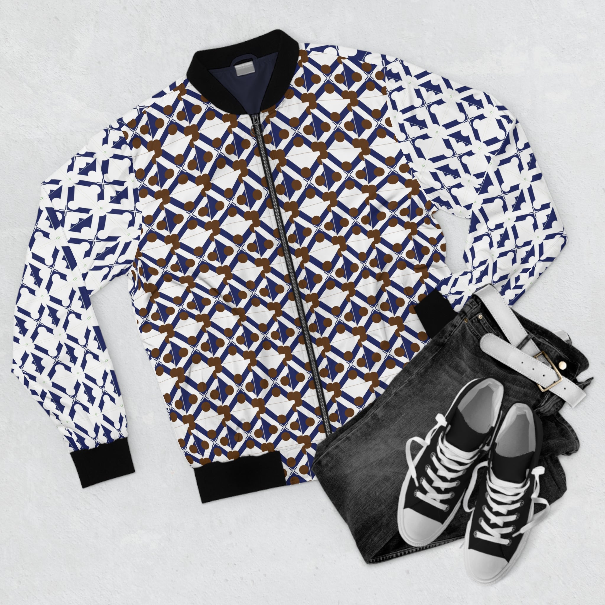 XT7 Men's Bomber Jacket — All-Over Print