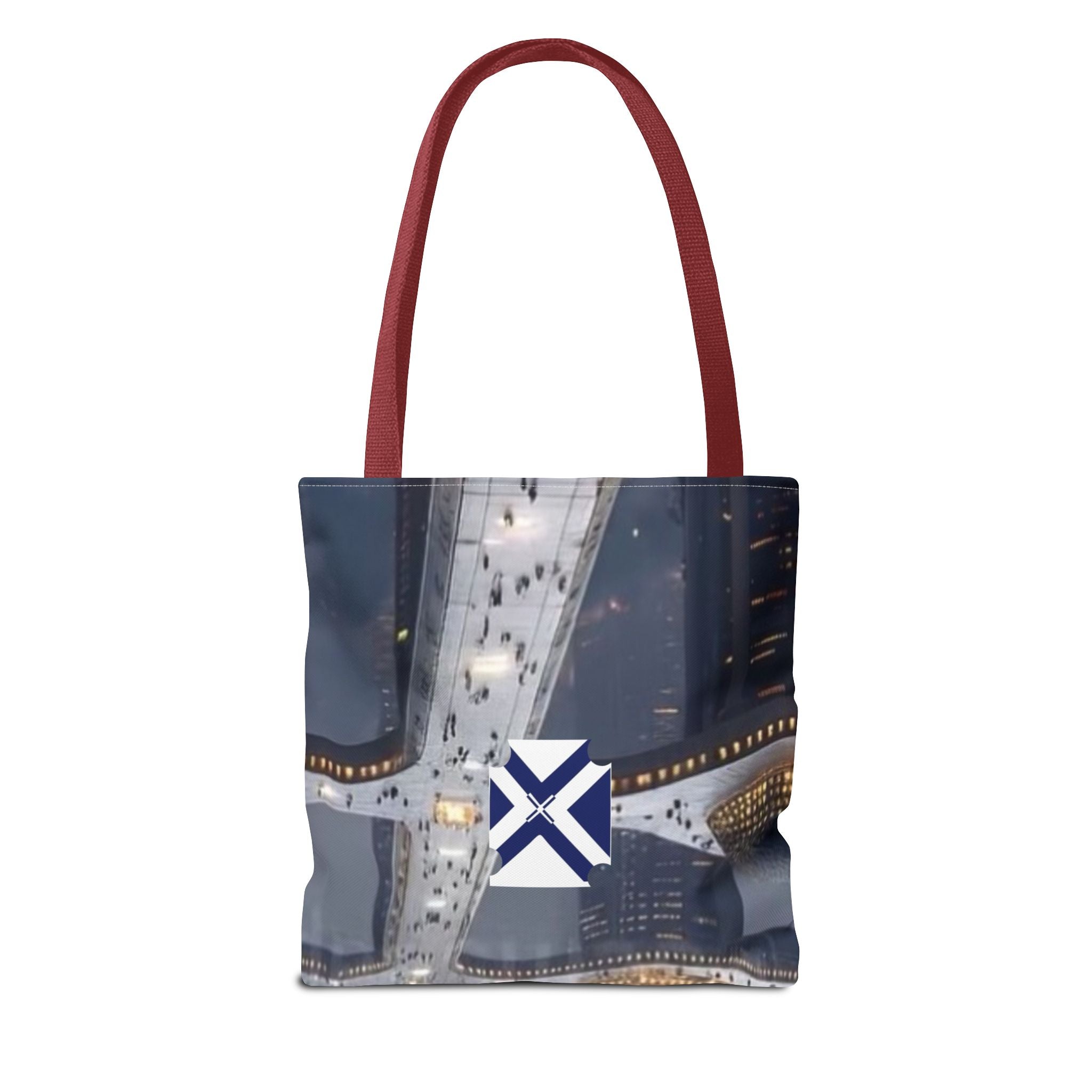 XT City Night Tote Bag — AOP Urban Skyline Design