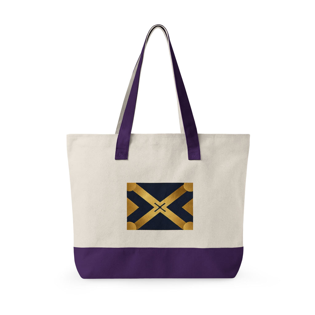 Zippered Canvas Tote