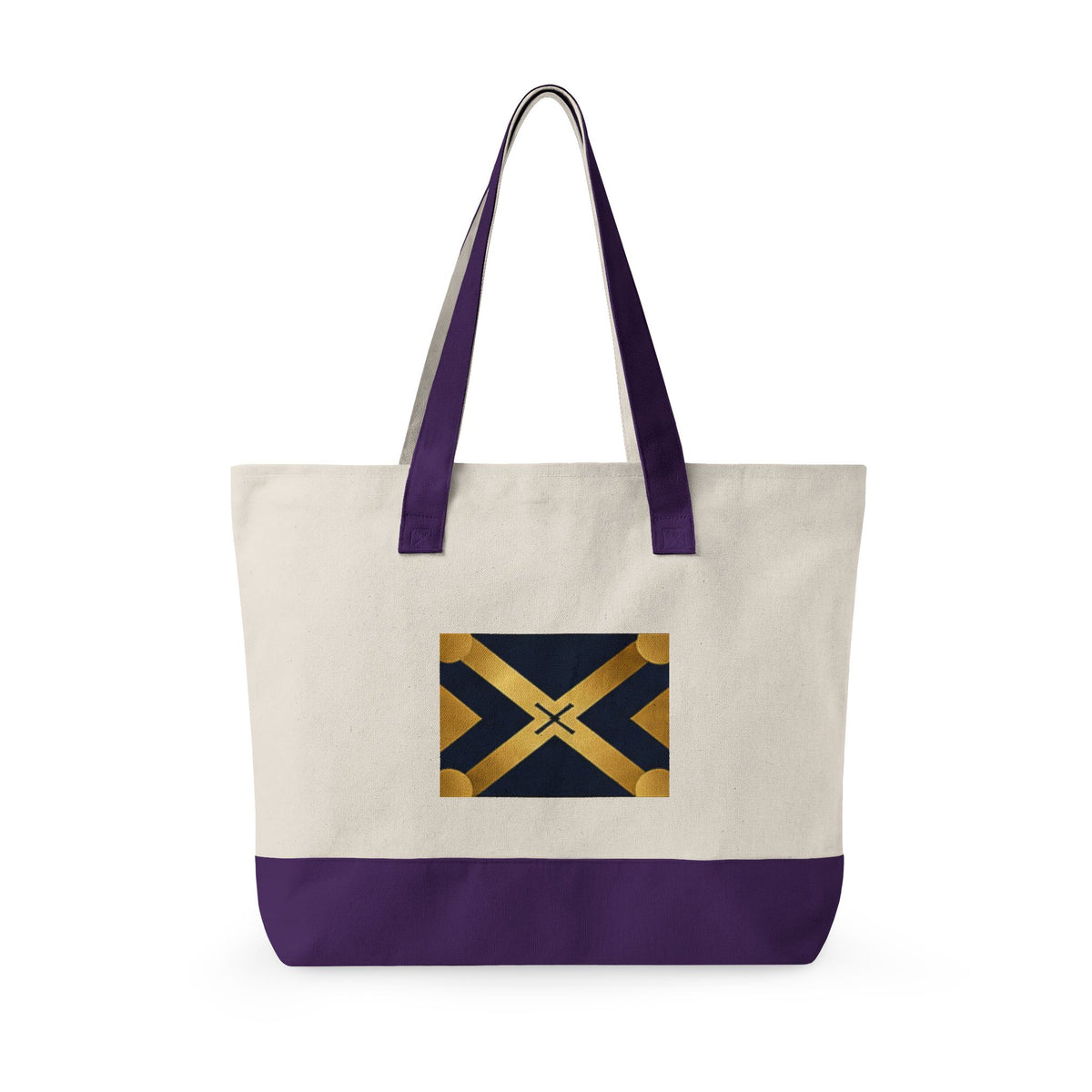Zippered Canvas Tote