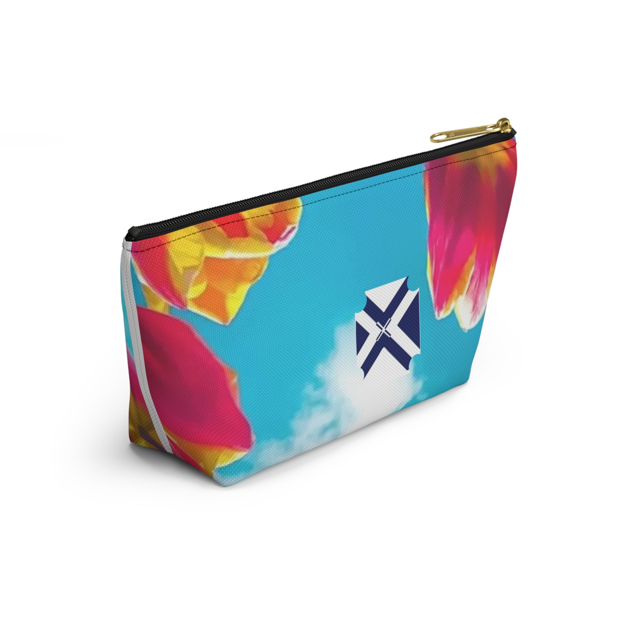 Xt Accessory Pouch — T‑Bottom Zip Pouch for Makeup & Travel
