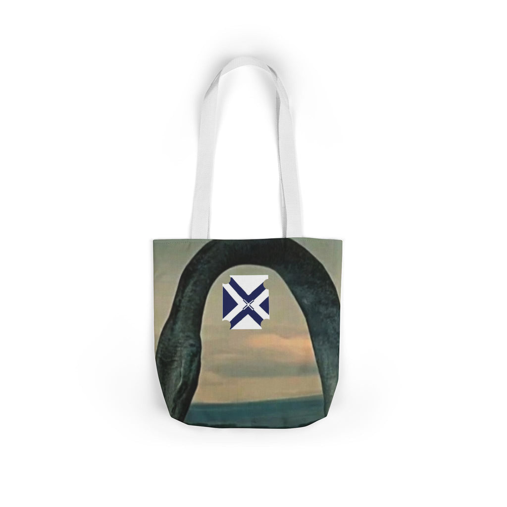 Sea Monster Canvas Tote Bag — XT Sea Monster Graphic