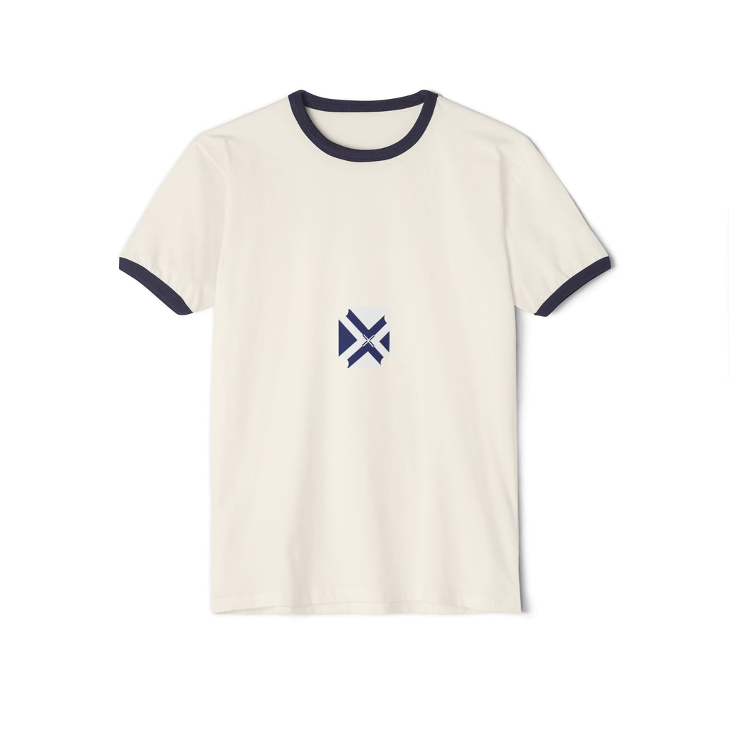 Minimal Xt Logo 80s Ringer T‑Shirt