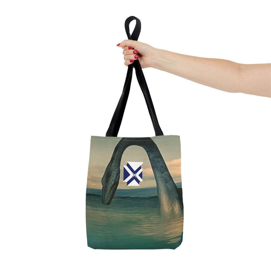 Nessie Loch Ness Tote Bag — Mythic Sea Monster All-Over Print Tote