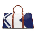 XT1 Navy Arrow Waterproof Weekender Bag — Durable Travel Duffle with Leather Handles