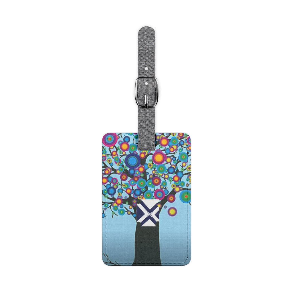 Xt Luggage Tag — Saffiano Polyester Rectangle