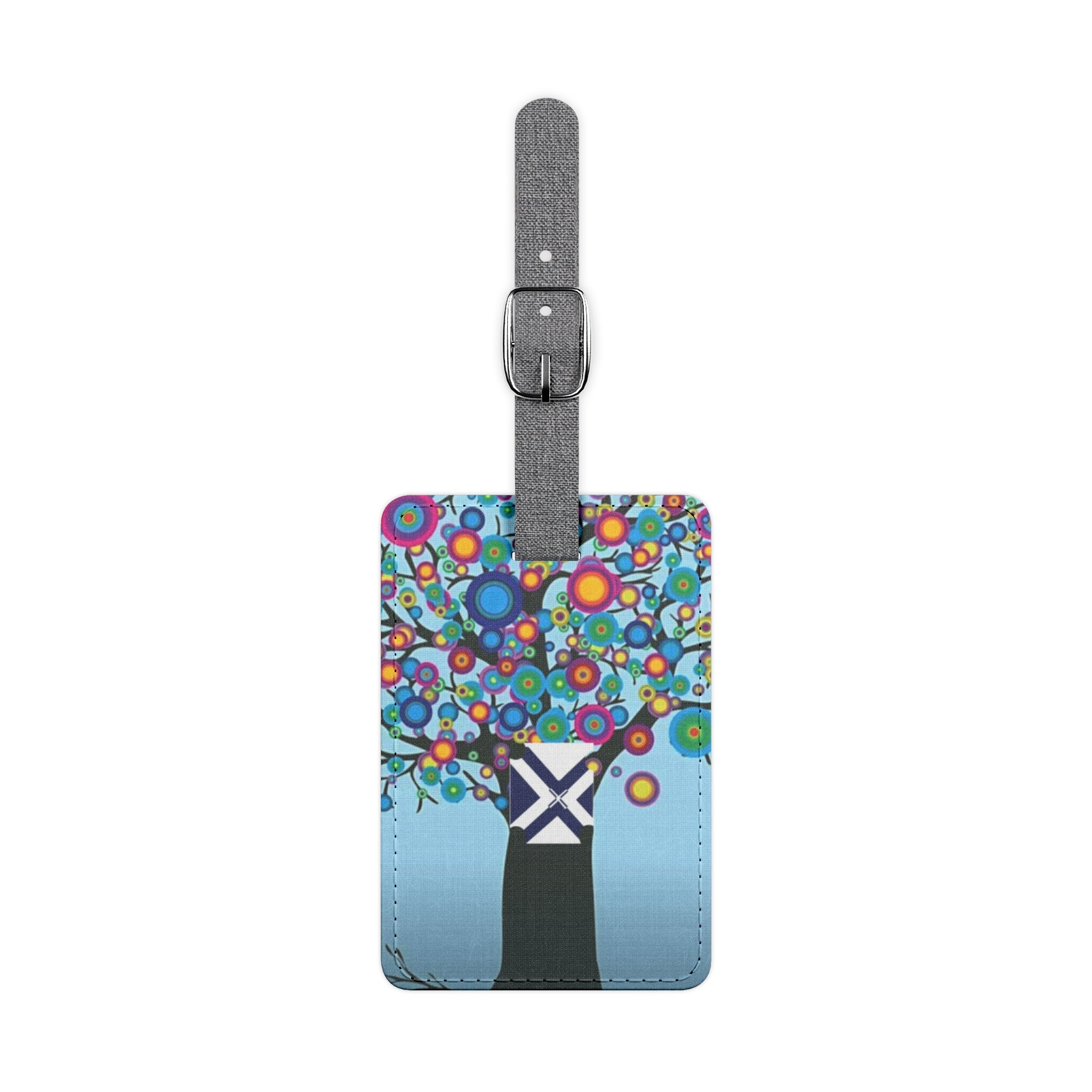 Xt Luggage Tag — Saffiano Polyester Rectangle