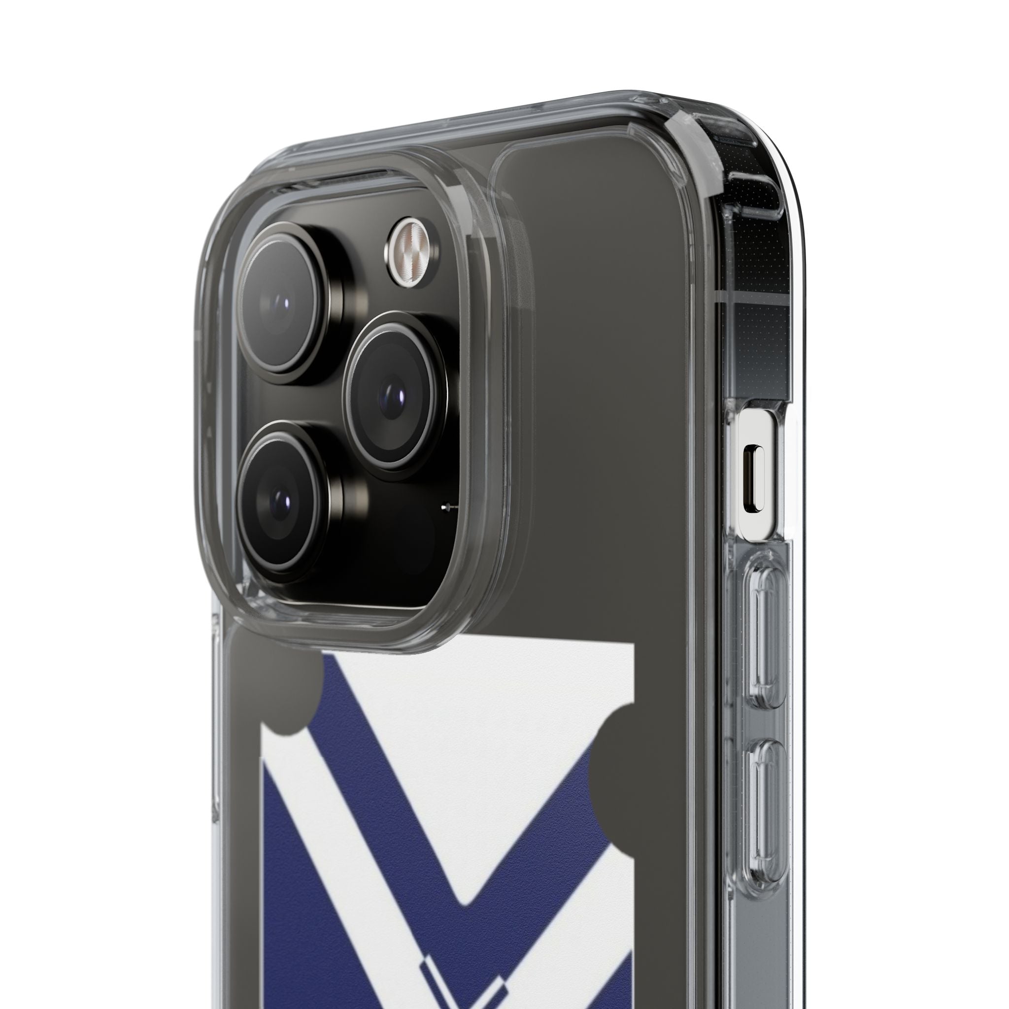 xT7 Saltire Clear Phone Case - Blue White Scottish Flag iPhone Cover