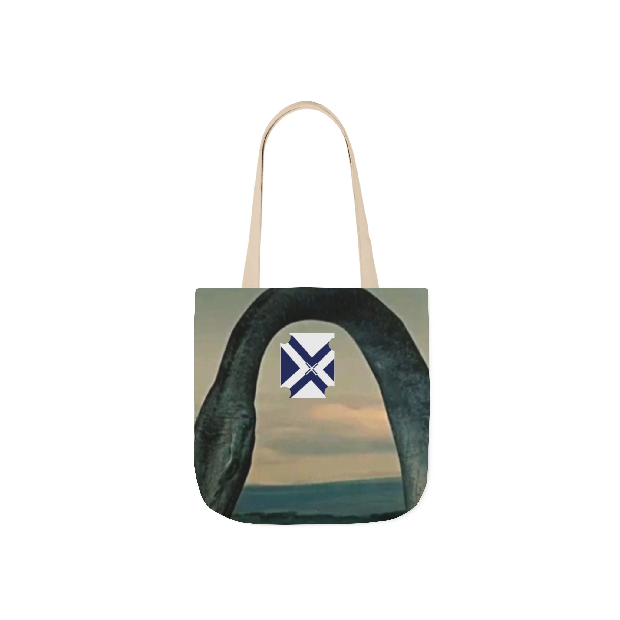 Sea Monster Canvas Tote Bag — XT Sea Monster Graphic