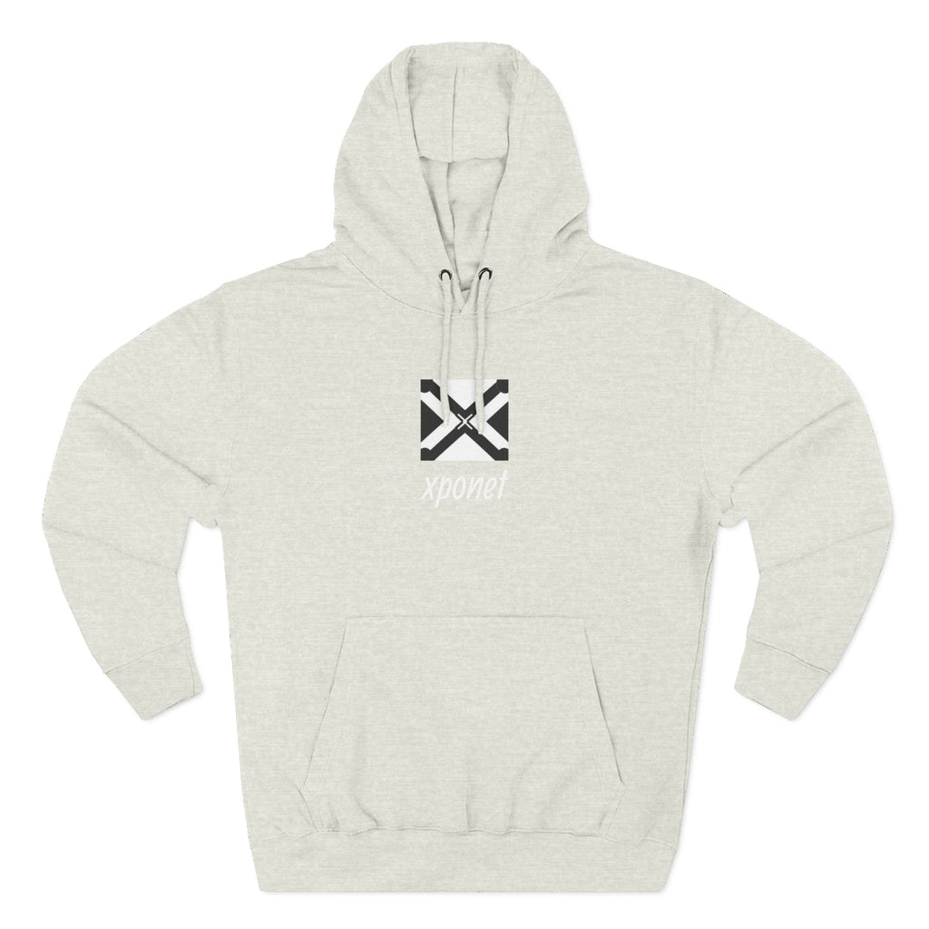 Three-Panel Fleece Hoodie