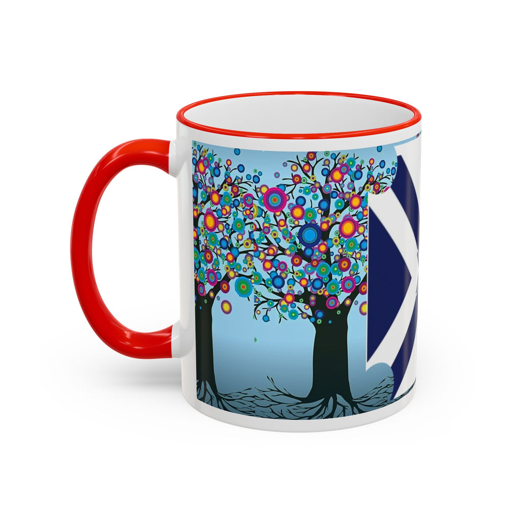 Xponet Mug with Colorful Tree of Life Design (11oz, 15oz)